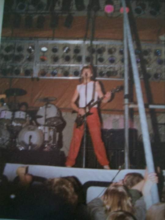 Golden Earring show photo July 20 1980 Den Haag Maliepop (courtesy Jeanette Askamp)